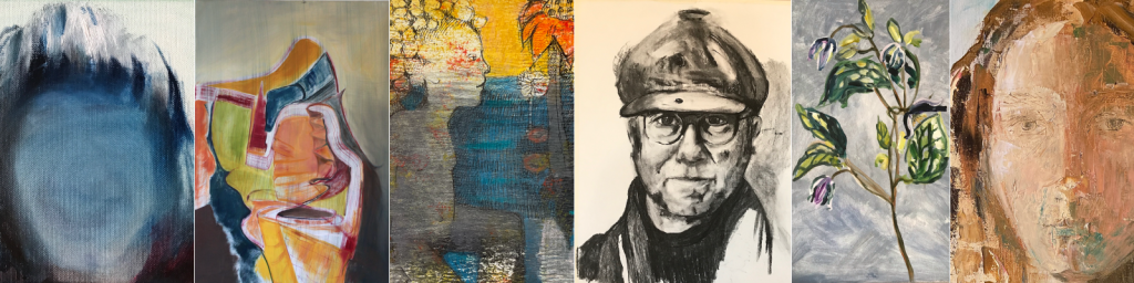 Collage kunst expositie Showcase Weefhuis Zaandijk 2022