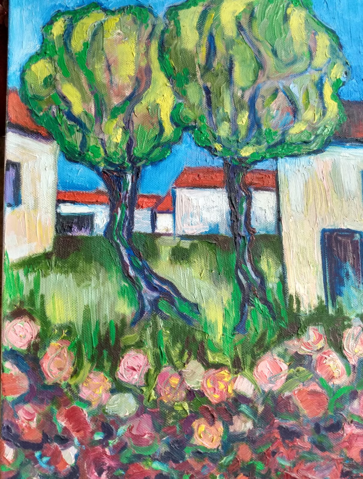 Moeder en dochter stellen tentoon