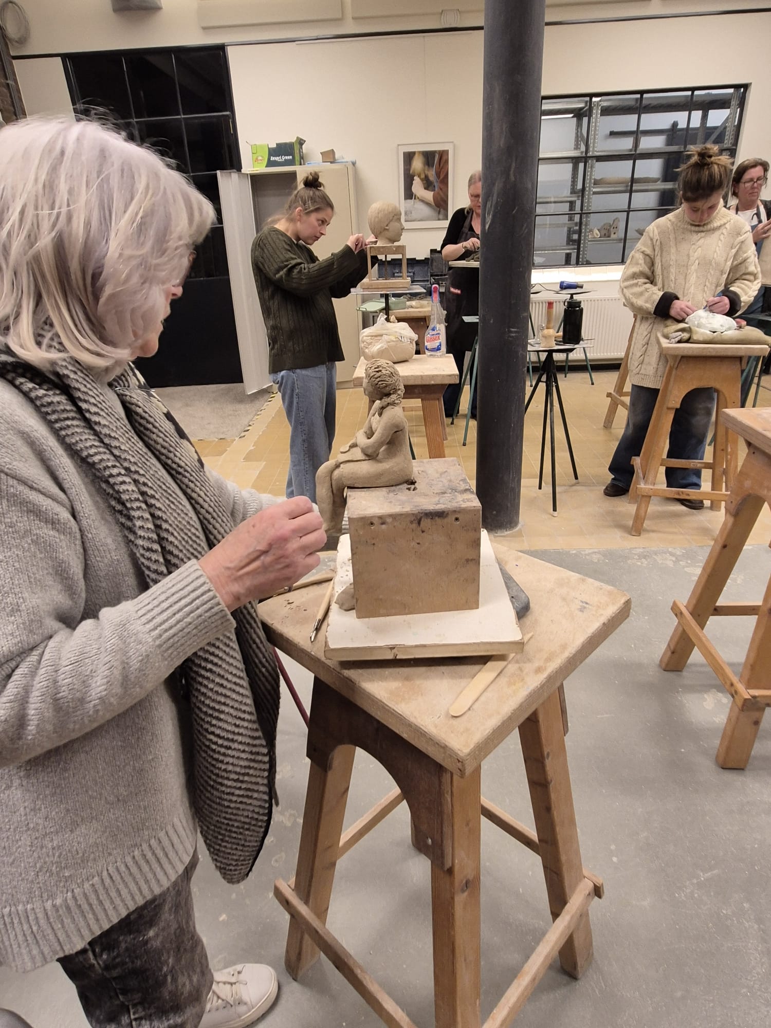 Fluxus cursisten exposeren